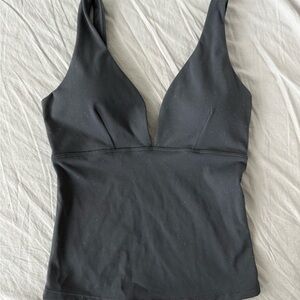 Dfyne Black Extra Small Tank Top